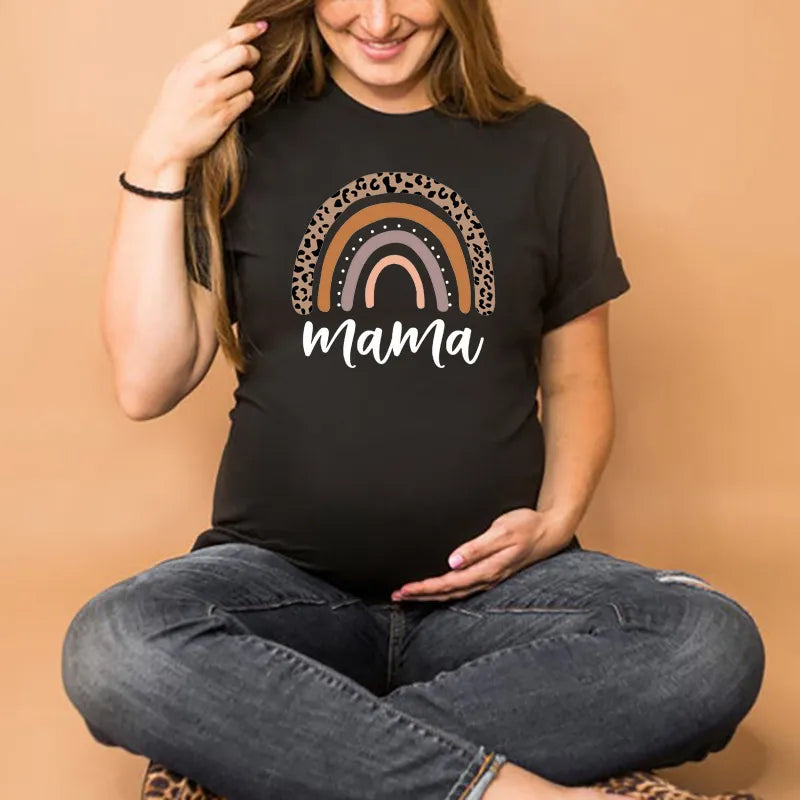 Rainbow Mama Bump-Friendly Tee ππ