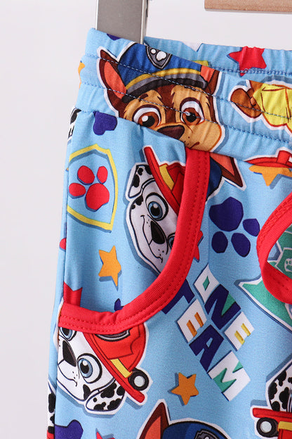 Blue Character Bamboo Pants 👶💙