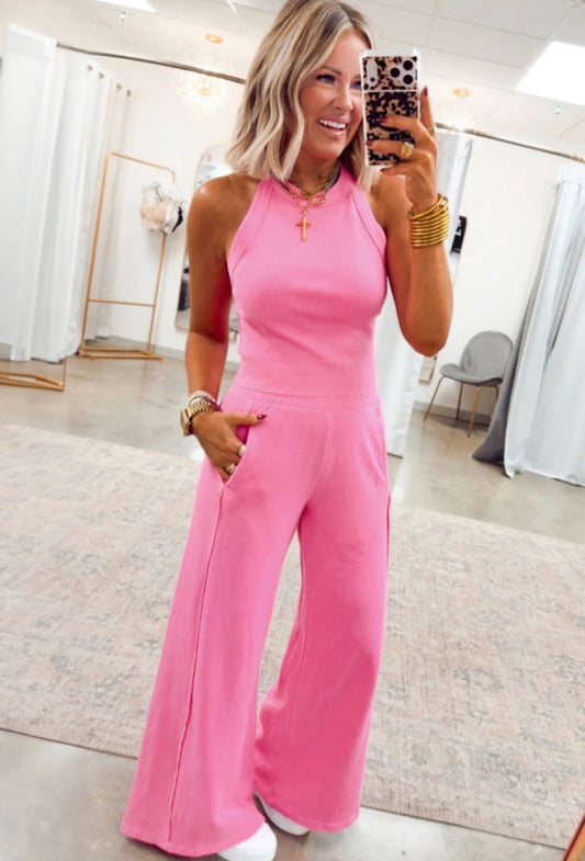 🍋 Pink Lemonade Lounge Set (Comfy & Cute)