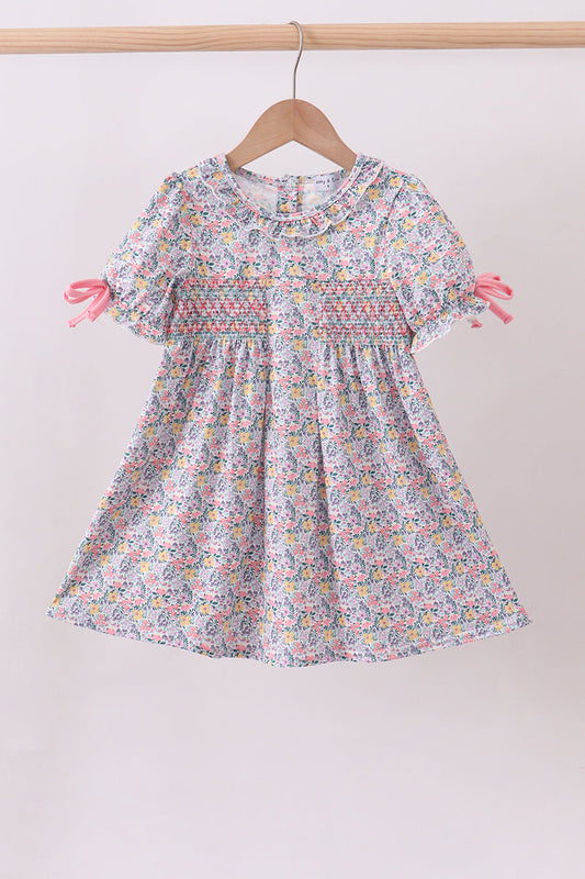 Summer Garden Smocked Dress 👶🌸